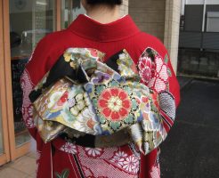 成人式帯　大津市今堅田美容室エイトボウル