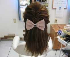 大津市堅田美容室エイトボウル　セット　ゆるアレンジ