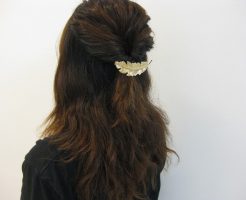 大津市堅田美容室エイトボウル　おおきいくまがいるお店　ハーフくるりんぱ